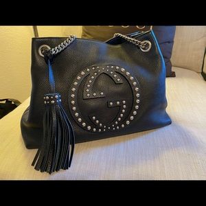 Gucci Studded GG SoHo Handbag